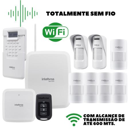 Kit Alarme 1central Amt 8000 1sirene Xss 8000 1 Tec Xat 8000 - INTELBRAS -  Alarme Residencial - Magazine Luiza