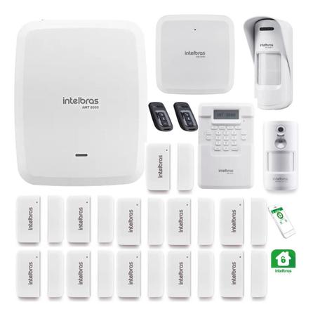 Kit sistema de alarme sem fio - amt 8000 - intelbras - Alarme Residencial -  Magazine Luiza