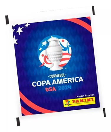 Imagem de Kit Álbum Capa Dura + 300 Figurinhas (60 envelopes) Conmebol 2024 Copa América USA
