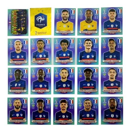 Figurinha Kylian Mbappé Bordo Panini