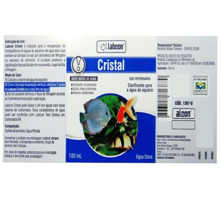 Imagem de Kit Alcon Labcon Cristal 100Ml - Com 3 Unidades