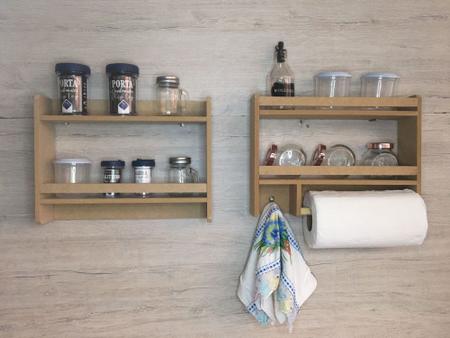 Imagem de Kit ALEGRIA,porta tempero,utensilios,condimentos,prateleiras de parede e churrasqueira.