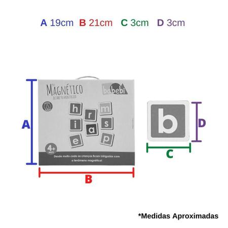 Jogo de Alfabetização Formar Palavras Com Letras do Alfabeto - Babebi -  Letras, Números e Memória - Magazine Luiza