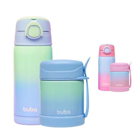 Pote Termico Colher Degrade Azul 360 ml Buba Alimentação - Loja Zuza  Brinquedos