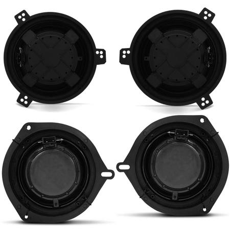 Imagem de Kit Alto Falante Palio Grand Siena 13 A 19 5" e 6" 240W RMS 4 Ohms Triaxial Original Foxer KF.039