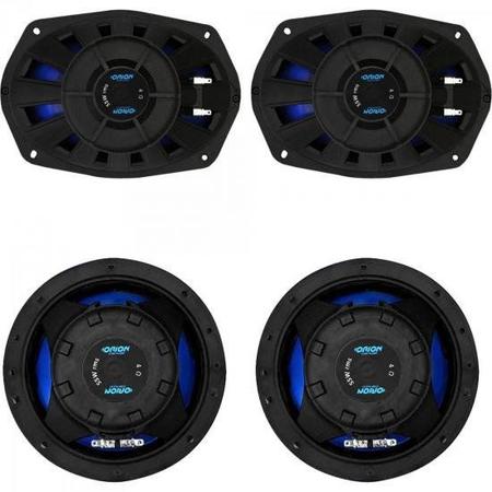 Imagem de Kit ALTO Falante Quadriaxial 6X9" + 6" 55W RMS 4 OHMS Orion