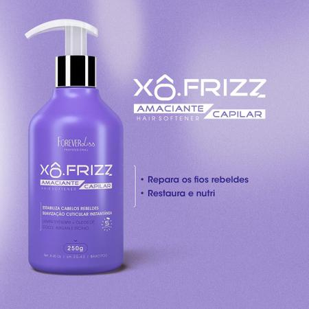 Imagem de Kit Amaciante Capilar e Umectação Noturna Xô Frizz Forever Liss