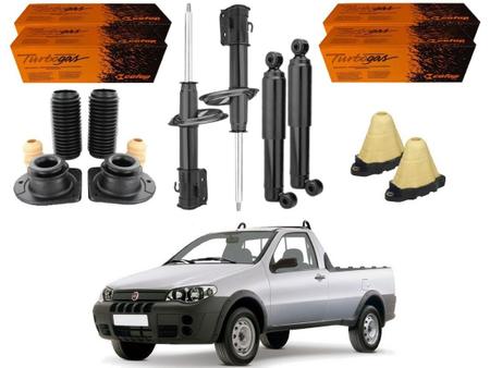 Imagem de Kit amortecedor dianteiro traseiro cofap original fiat strada 1.4 2005 a 2012