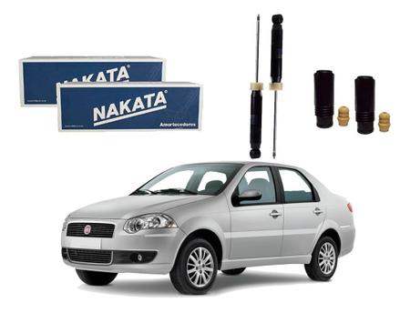 Imagem de Kit amortecedor traseiro nakata fiat siena 1.0 1.4 1.8 2008 a 2011