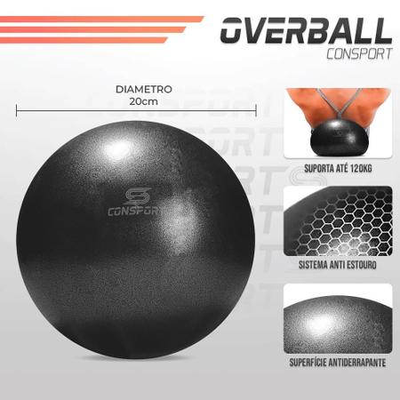Kit Anel Tonificador Arco Pilates + Overball Bola - Roxo - Natural Fitness Imagem de Kit Anel Tonificador Arco Pilates + Overball Bola - Roxo