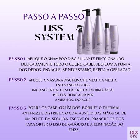 Imagem de Kit Annethun Liss System - Shampoo, Máscara e Finalizador Spray Thermal Antifrizz