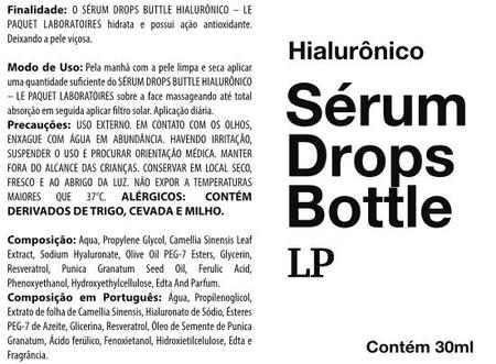 Imagem de Kit Anti-idade 1 Sérum Hialurônico Bottle + 1 Resveratrol Pills - Le Paquet