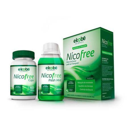 Kit Anti Tabagismo NicoFree - Tratamento para Parar de Fumar. Imagem de Kit Anti Tabagismo NicoFree - Tratamento para Parar de Fumar.