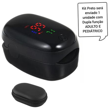 Imagem de Kit Aparelho Pressão Esteto Esfigmomanômetro Premium G-tech + Oxímetro Pulso Dedo Adulto/Pediátrico 