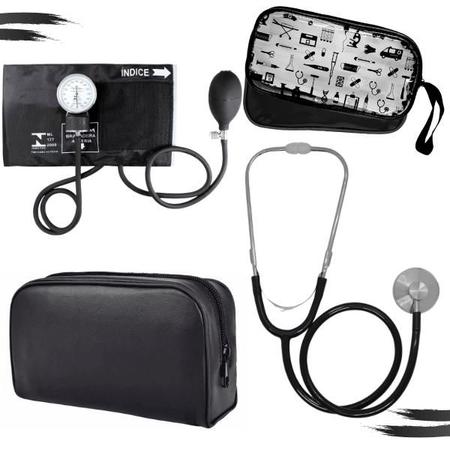Kit Aparelho Pressao Esteto Simples Premium Imagem de Kit Aparelho Pressao Esteto Simples Premium