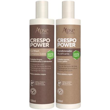 Imagem de Kit Apse Cabelos Crespos Co-Wash E Condicionador 2X300Ml