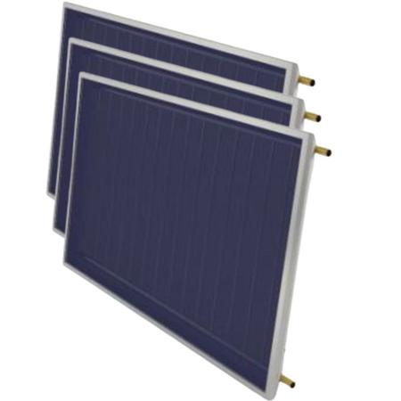 Imagem de Kit Aquecedor Solar Com Boiler 300 Litros Nível C/ 3 Placas 1x1m