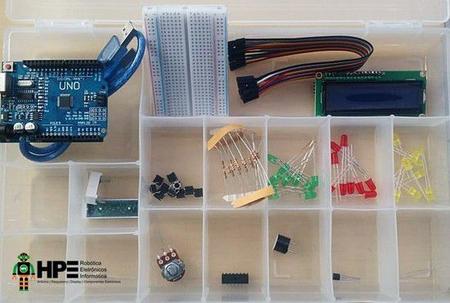 Kit arduino cheap robotica