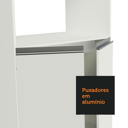 Imagem de Kit Armário de Cozinha 60 cm 100% MDF 2 Portas e 1 Suspensa Smart Madesa
