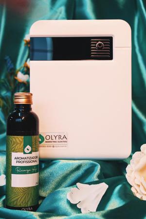 Kit Aromatizador Ambientes Premium Branco 120M + 1 Recarga - Olyra Imagem de Kit Aromatizador Ambientes Premium Branco 120M + 1 Recarga