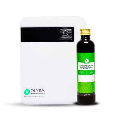 Kit Aromatizador Ambientes Premium Branco 120M + 1 Recarga - Olyra Imagem de Kit Aromatizador Ambientes Premium Branco 120M + 1 Recarga