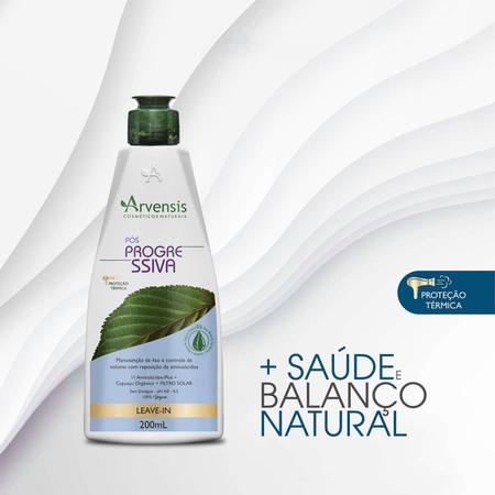 Imagem de Kit Arvensis Pós Progressiva Shampoo Condicionador e Leave-in (3 produtos)