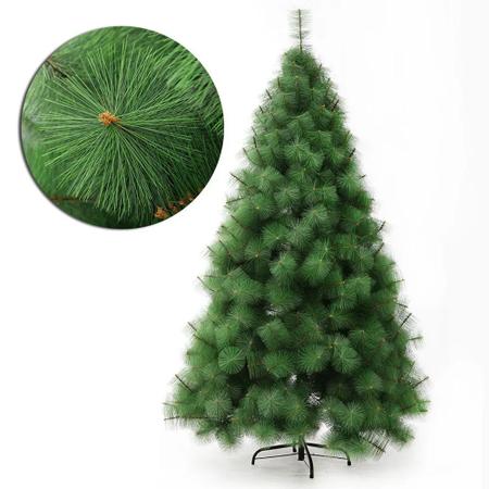 Árvore Natal Branca Decorada 1,20M 65 Enfeites Pisca 220V na