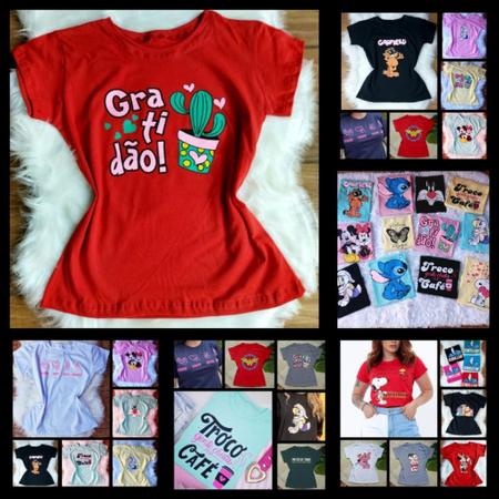 Use Criativa - Lindas T-Shirts 100%Algodão Fio 30 no