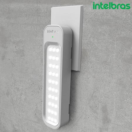 Imagem de Kit Atacado 50 Lâmpadas Luminárias De Emergência Sem Fio 30 Leds, Recarregável Intelbras LEA 150 p/ Condomínio Empresas