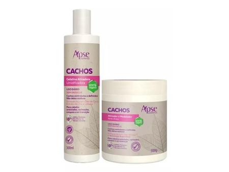 Imagem de Kit Ativador 500G E Gelatina 300Ml Cachos - Apse