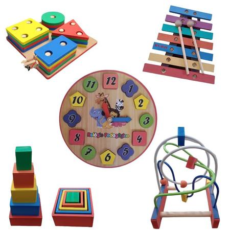 Montanha russa didatico de madeira/metal - Bebês 0 a 3 anos - Nina Brinca -  Brinquedos Educativos e Jogos Pedagógicos