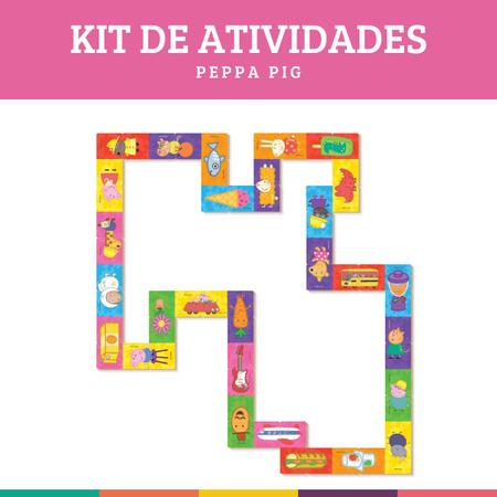 Brinquedo Jogo Pedagógico Kit De Atividades Peppa Pig