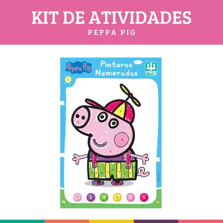Imagem de Kit Atividades Peppa Pig Passatempo Didático Nig Brinquedos
