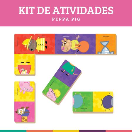 Imagem de Kit Atividades Peppa Pig Passatempo Didático Nig Brinquedos