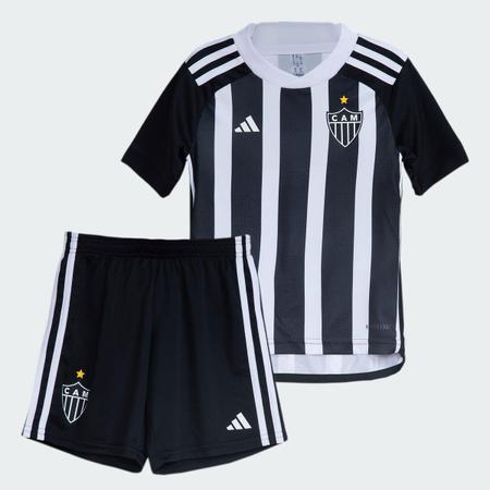 Imagem de Kit Atlético Mineiro Infantil 24/25 s/n Torcedor Adidas