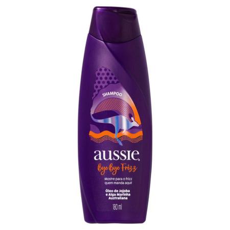 Imagem de Kit Aussie Bye Bye Frizz Maciez e Brilho 180ml: Shampoo + Condicionador