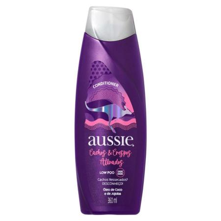 Imagem de Kit Aussie Cachos e Crespos Ativados Shampoo + Condicionador 360ml