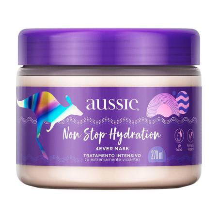 Imagem de Kit Aussie Mega Moist Super Hidratação Shampoo 180ml + Condicionador 180ml + Máscara Non Stop 270ml + Serum Non Stop 95ml 