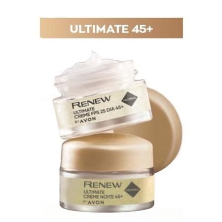 Kit AVON RENEW ULTIMATE DIA+NOITE CREME ANTI-IDADE FPS25-15G :  : Beleza