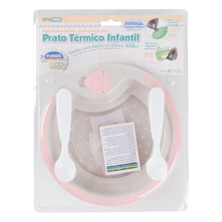 Kit Baby Ursa Prato Térmico Tigela com Ventosa Pote Papinha Caneca Trio Porta Chupeta - Plasútil Imagem de Kit Baby Ursa Prato Térmico Tigela com Ventosa Pote Papinha Caneca Trio Porta Chupeta