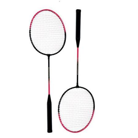 Imagem de Kit badminton 2 raquetes 3 petecas Art Brin