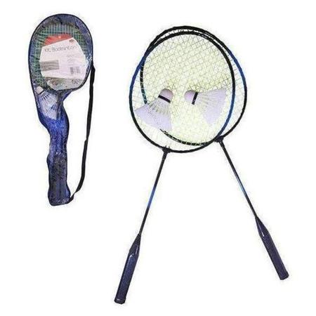 Imagem de Kit Badminton Com 2 Raquetes 2 Petecas 1 Bolsa de Armazenamento - 1 Fit