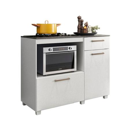 Imagem de Kit Balcão de Cozinha MOOB com Cooktop Itatiaia 5 bocas Tripla Chama e Forno Eletrico Best 48L 127V