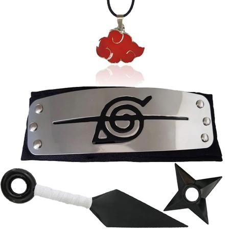 Kunai naruto e bandana junto disponivel