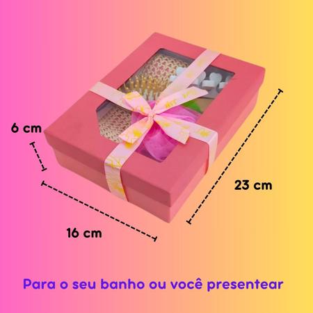 Imagem de Kit Banho Spa Corporal Esfoliante Relaxante Caixa Presente