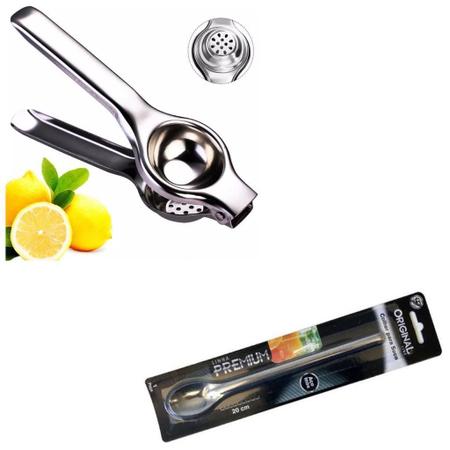 Imagem de Kit Bar Inox Caipirinha Profissional Coqueteleira 750 Ml