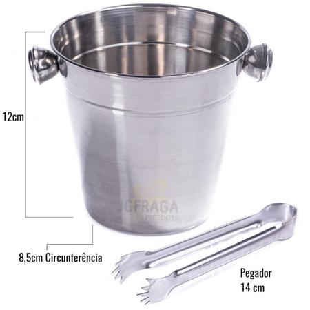 Imagem de Kit Bar Inox Caipirinha Profissional Coqueteleira 750 Ml