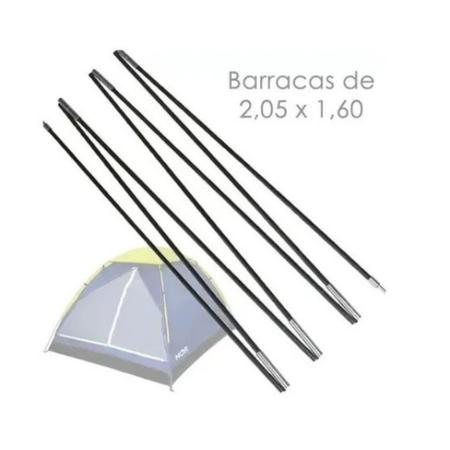 Imagem de Kit Barraca Camping 3 Lugares C/ Colchão Casal Acampamento