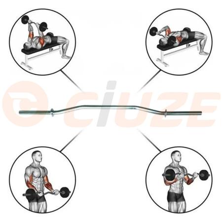 Imagem de Kit Barras de Tubo Ocas com 2 Barras 40cm, 1 Barra 1,50m e 1 Barra W 1,20m