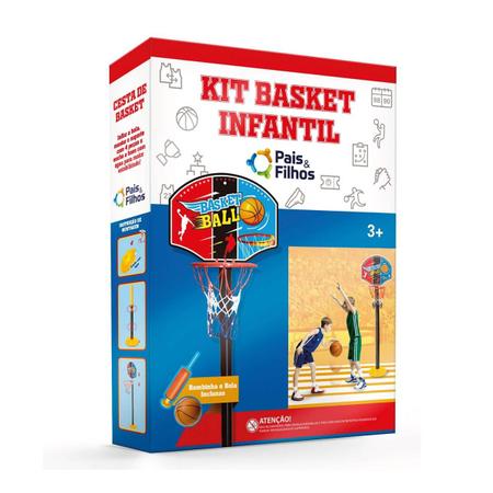 Jogo Brinquedo Basquete com Cesta Bola e Tabela Infantil Crianças - Union  Commerce